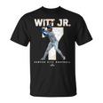Number And Portrait Bobby Witt Jr Kansas City Mlbpa Tシャツ