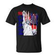 Nyc ニューヨーク市自由の女神 アメリカ国旗 Tシャツ