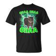 Oiiaa Oiiaa 猫 脳腐 ウイルス スピニング 猫 ミーム Tシャツ
