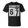 Oldometer 67 67歳の誕生日ギフトシャツ Tシャツ
