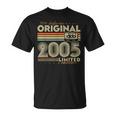 Original 2005Intage Regalo 20º Cumpleaños Hombre Camiseta unisex
