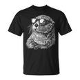 Otter サングラス おもしろい かわいい 動物 ラッコ 恋人 Tシャツ