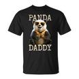 Panda Daddy Papà Pandas Festa Del Papà Dolce Panda Papà Maglietta