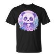 Panda Entouré De Fleurs Pour Enfants T-Shirt