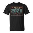 Papa 2025 初めての父の日 新しい父親 父性 Tシャツ