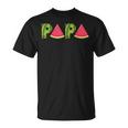 Papa Watermelon Summer Fruit Dad Cool Father's Day T-Shirt