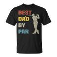 メンズ Par Golf Best Dad Tシャツ