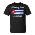 Patria Yidaos Cuba Bandera Gratis Cuba Camiseta unisex