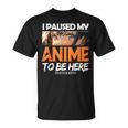 I Paused My Anime Manga Cute Weeb Kawaii Otaku アニメ グッズ Tシャツ