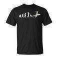 Piloto De Planeador Evolución Del Planeador Térmico Camiseta unisex