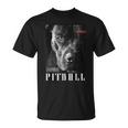 Pitbull 野生の犬テリアの肖像画 ブルドッグ 犬の飼い主 ピットブル Tシャツ