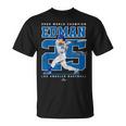 Player Number 2024 World Champion Tommy Edman Mlbpa Tシャツ