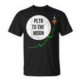 Pltr トゥザムーン株式ティッカー Wsb 面白いミーム Tシャツ