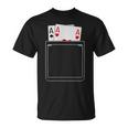 Pocket Aces Pokerpades & Heart 面白いポーカー ギフト Tシャツ