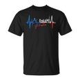 Pragakyline Latido Del Corazón República Checa Amo Praha Camiseta unisex
