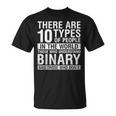 Programador De Computación Divertido Código Binario Informático Camiseta unisex