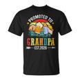 メンズ Promoted To Grandpa Est 2026 Dad To Be Tシャツ