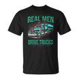 Real Drive Trucks ビッグリグトラックドライバー Tシャツ