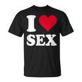 Red Heart I Loveex Tシャツ