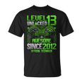 Regalos Oficiales Para Adolescentes De Nivel 13 Desbloqueados Para Niño De 13 Cumpleaños Camiseta unisex