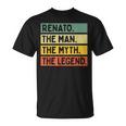 Renato The Man The Myth The Legendおかしな名言 Tシャツ