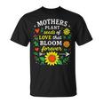 Retro Floral Mama Flower Happy Mother's Day Girls T-Shirt