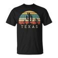 Retro Texas Orgulloso Regalo De Raíces De Texas Para Hombres Camiseta unisex