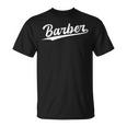 Retrowoosh Job Title Barber Tシャツ