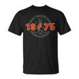 Rock'n'roll 1975 Higholtage Rétro Musique Anniversaire T-Shirt