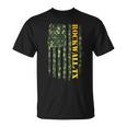 Rockwall Texas Camouflage Usa Flag Tシャツ