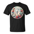 Rosario Rodeado De Flores Camiseta unisex