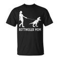 Rottweiler Mom Rottie Mama Dog Rott Dinosaur Mother T-Shirt