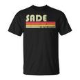 Sade 名前入り レトロヴィンテージ 80年代 90年代 誕生日 Tシャツ