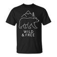 Salvaje Y Libertad Camiseta unisex
