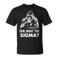 Sarcastic Humor Meme Erm What Theigma Ironic Meme Tシャツ
