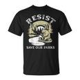 Save Our Parks ビンテージ スモーキー ザ レジスト ベア国立公園 Tシャツ