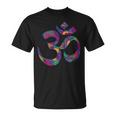 Símbolo Om Aum Ohm Mandala Hindú Yoga Meditación Namaste In Mangas Camiseta unisex