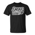 Smokeroller-煙巻人-マティーニシャグロカビリーピンナップバックプリント Tシャツ