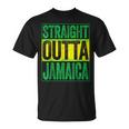 Straight Outta Jamaica ジャマイカ カリビアン レトロ レゲエ パーティー Tシャツ