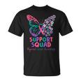 Support Squad Thyroid Cancer Awareness Butterfly T-Shirt Support Squad Thyroid Cancer Awareness Butterfly T-Shirt