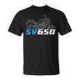 Sv650 2016-2025 ストリートバイクライダー、オートバイ用。 Tシャツ