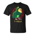 T Heck オカメインコ 面白い 恐竜 鳥 怒っているオウム 鳥 ミーム Tシャツ
