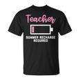 Teacherummer Recharge Required シャツ Tシャツ
