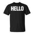 Thatays Hello シャツ こんにちはと言うデザイン Tシャツ