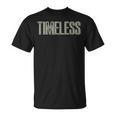 Timeless タイムレス-ブラックホワイト Tシャツ
