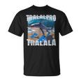 Tralalero Tralalahark Meme イタリアンブレインロットtシャツ Tシャツ