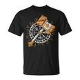 Trenikingo Para Ragnarok Odin Dios Marca Camiseta unisex