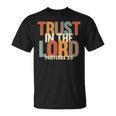 Trust In The Lord 箴言 3 Tシャツ