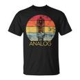 Tubo Deacío Audio Retro Amplificador Deálvula Camiseta unisex