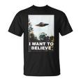Ufoシャツ I Want To Believe Alien Ufotシャツ Tシャツ